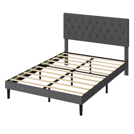 Levede Bed Frame Upholstered Platform Mattress Base Queen-2011971106671562760