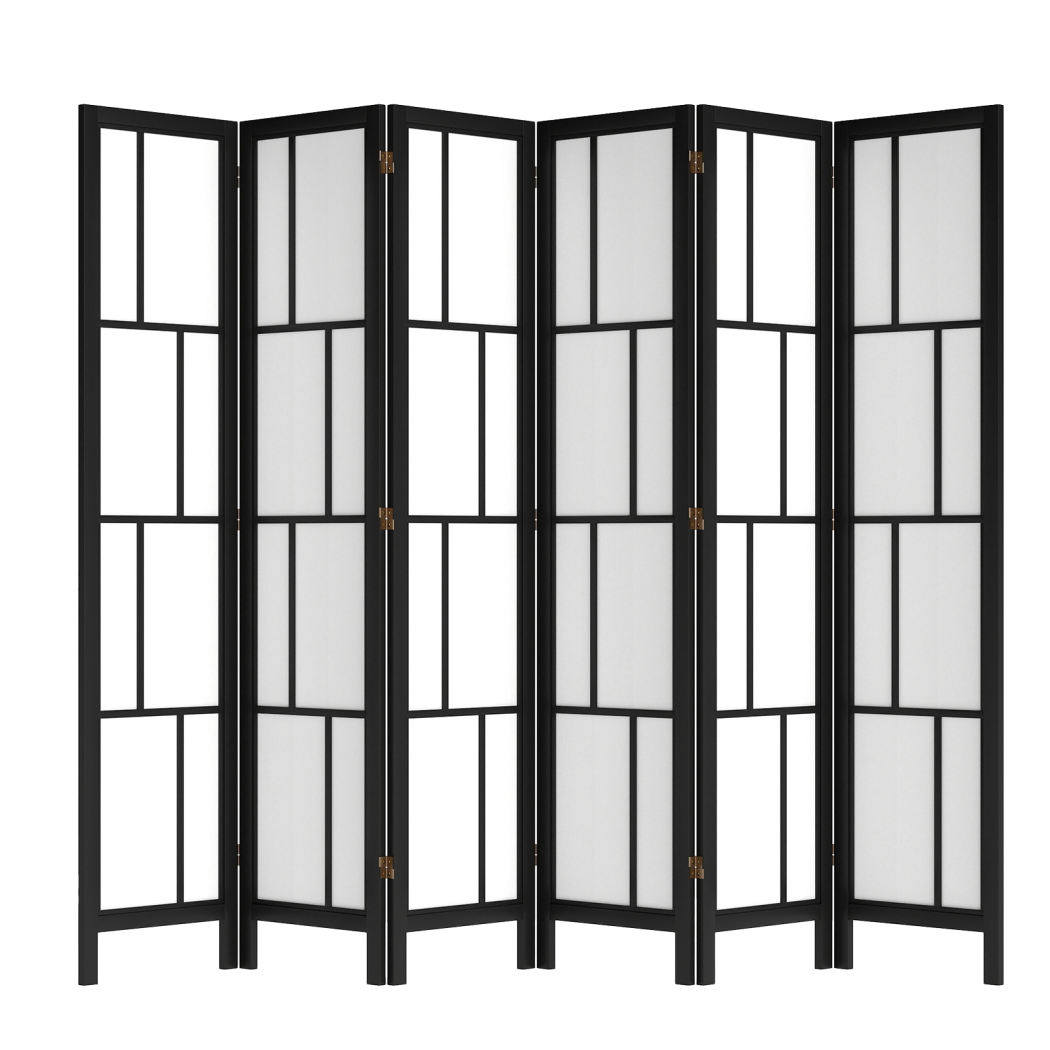 Levede 6 Panel Room Divider 170cm Freestanding Screen-2006733394888757256