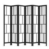 Levede 6 Panel Room Divider 170cm Freestanding Screen - Low Angle