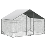 Pawz 200x300x194cm Large Metal Walk-in Chicken Coop Cage-2006732695874441224