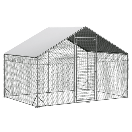 Pawz 200x300x194cm Large Metal Walk-in Chicken Coop Cage-2006732695874441224