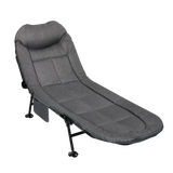 Levede Folding Camping Bed Camp Cots Dark Grey-2006732877819154440