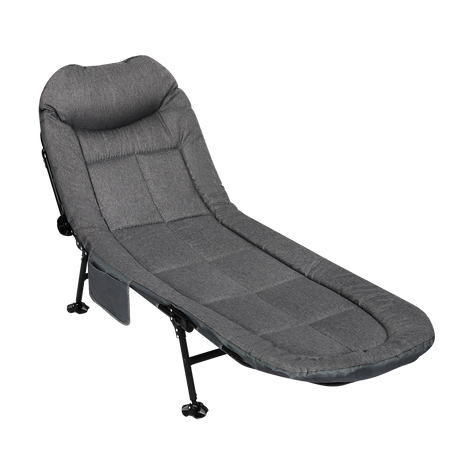 Levede Folding Camping Bed Camp Cots Dark Grey-2006732877819154440