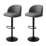 Levede Rolling  Bar Stool - Low Angle