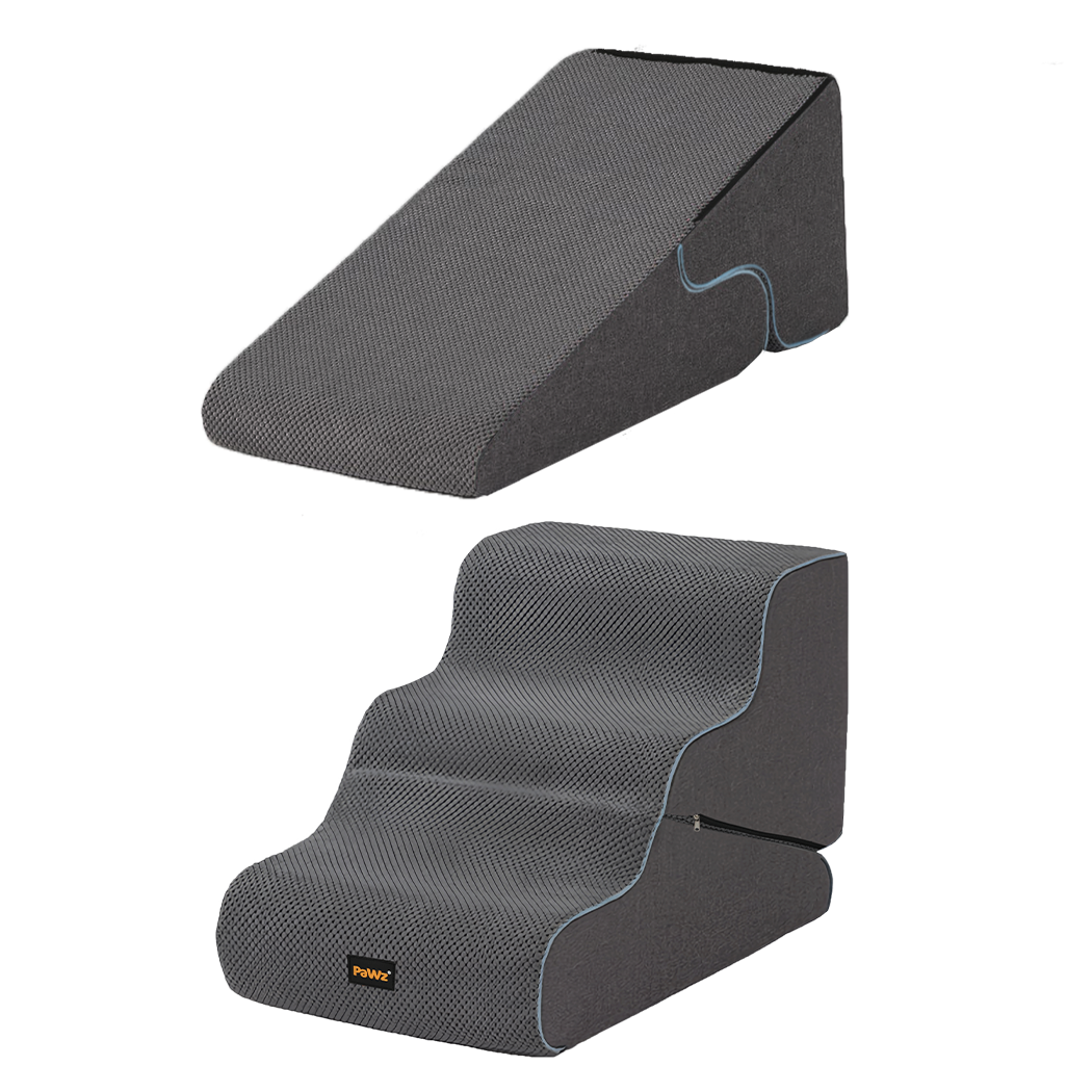 Pawz Dog Steps Adjustable Dog Ramp Portable Pet Stairs-2018816724396281864