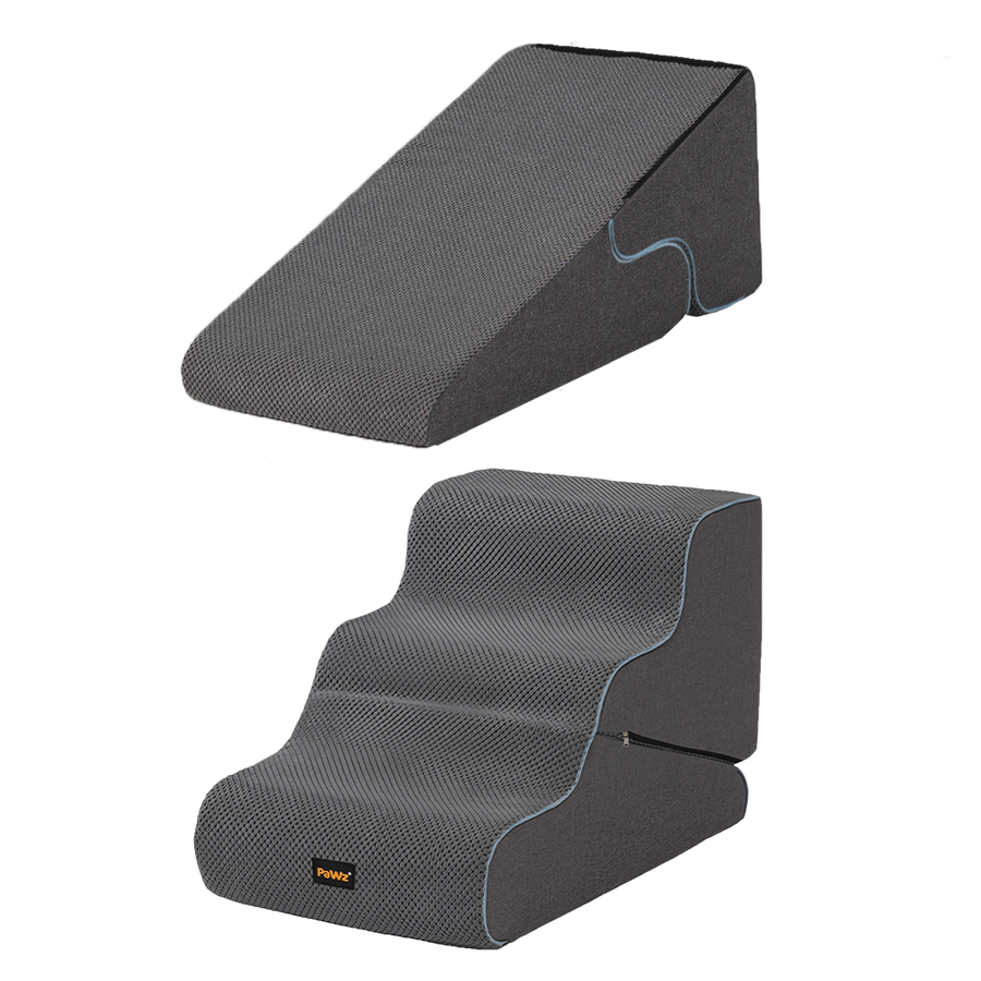 Pawz Dog Steps Adjustable Dog Ramp Portable Pet Stairs-2018816724396281864