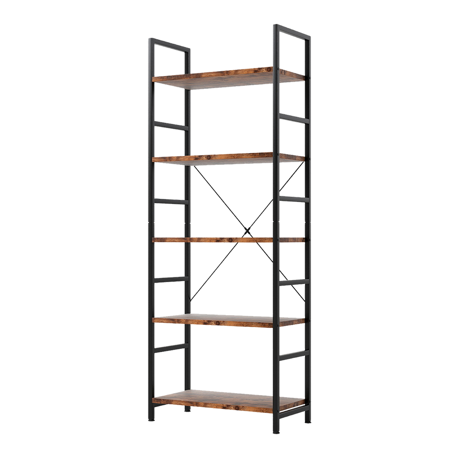 Levede 5-Tier Industrial Bookshelf Bookcase 157.5cm-2018816805212131336