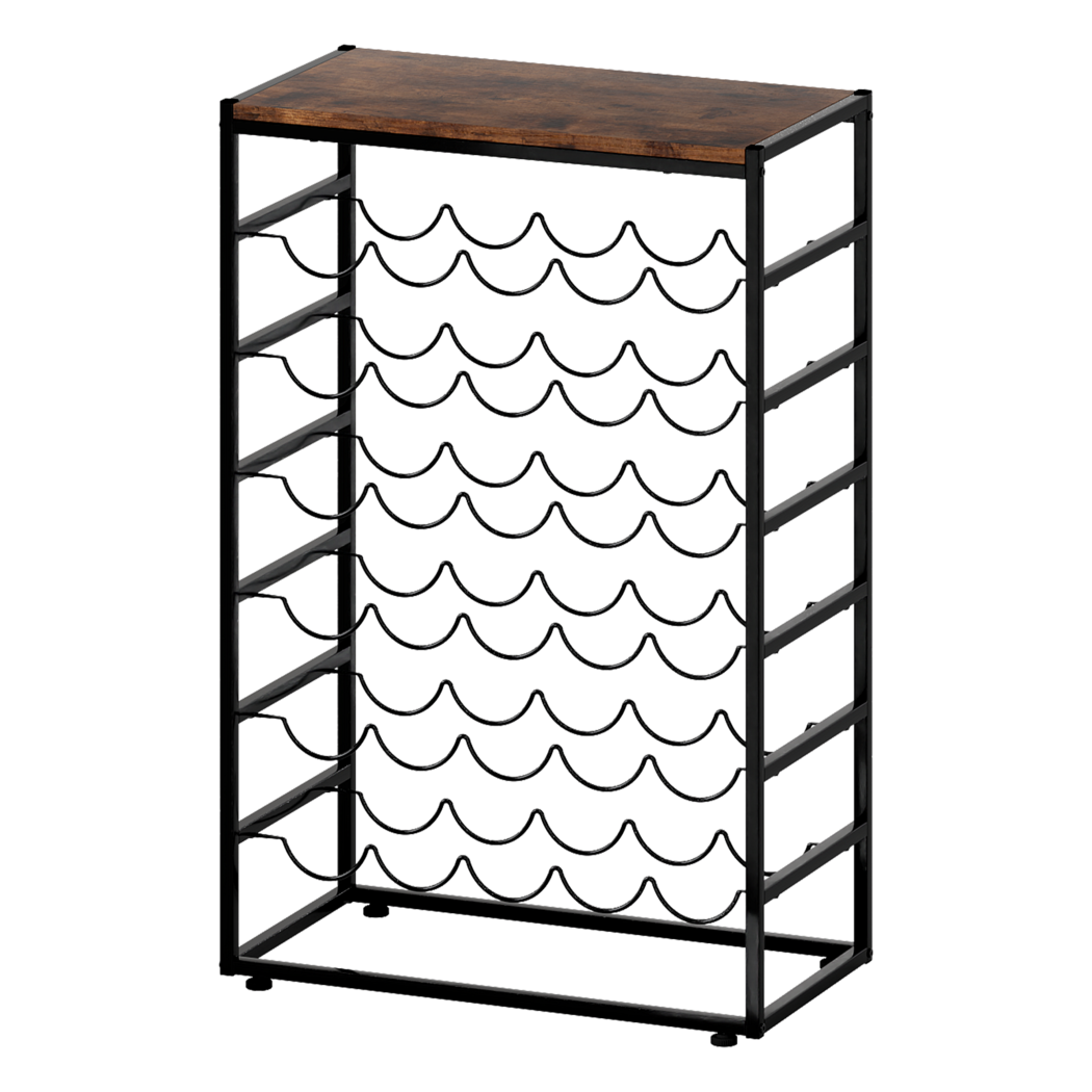 Levede 30 Bottles Wine Rack 6 Tiers Wine Shelves Holder-2018816794386632712