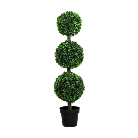 Lambu Artificial Triple Ball Boxwood Trees-2006732894076276744