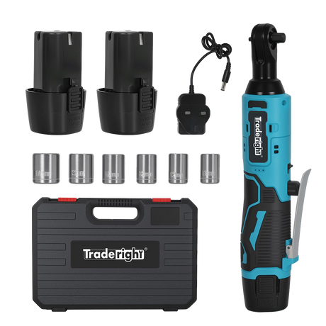Traderight Cordless Ratchet 12V 42N.M 3/8" Drive Kit-2018816723158962184