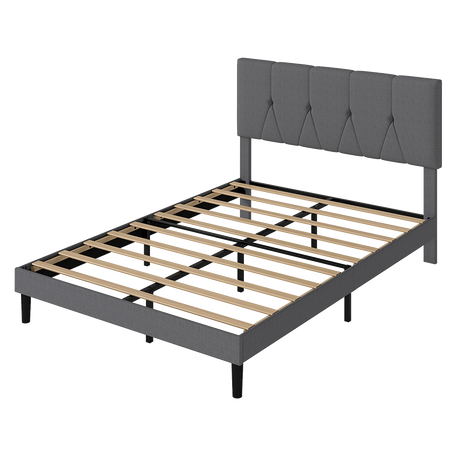 Levede Bed Frame Upholstered Platform Mattress Base Queen-2011971105635569672