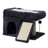 Pawz Cat Tree Big Perch Bed - Low Angle