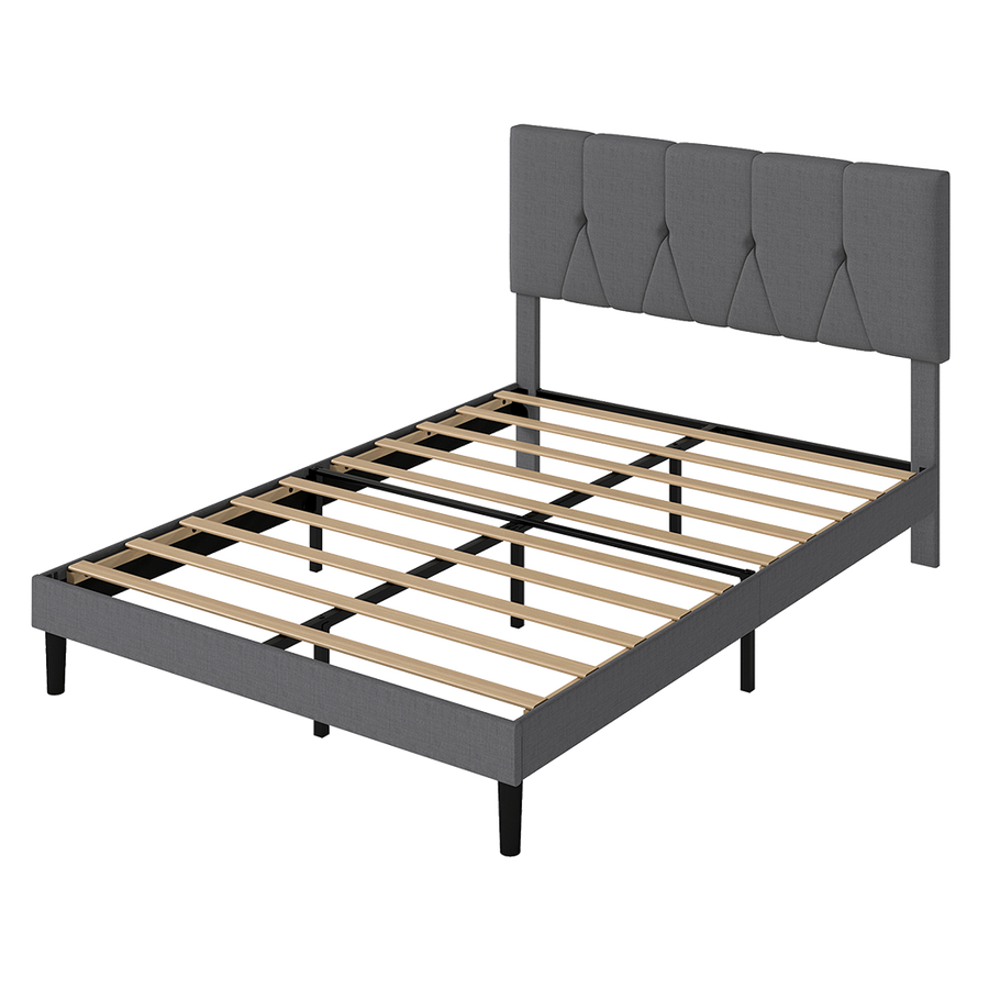 Levede Bed Frame Upholstered Platform Mattress Base Double-2011971105467797512