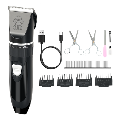 Pawz Pet Clipper Cat Dog Grooming Trimmer Shaver Kit-2011971117417369608
