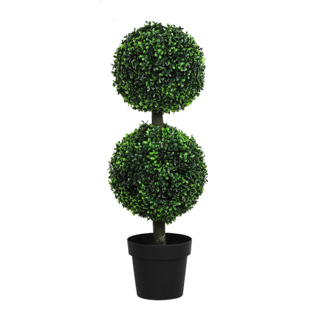 Lambu Artificial Double Ball Boxwood Trees-2018816712157302792