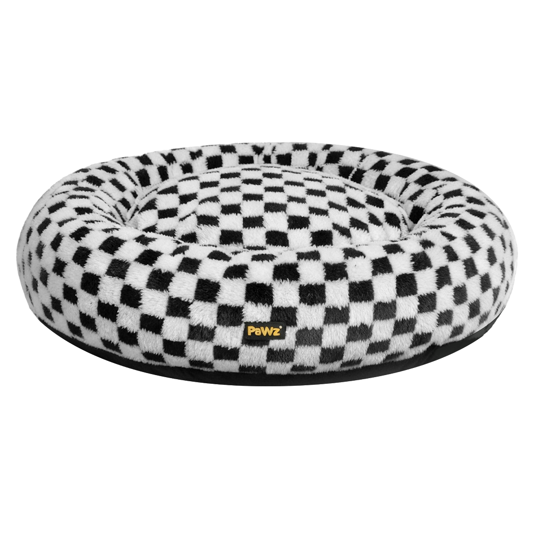 Pawz Circular Plush Dog Cosy Bed Calming Pet Plush Bed-2018816676698656776