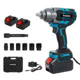 Traderight Cordless Impact Wrench 900N.m 4.0Ah Battery - Low Angle