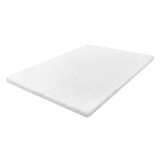 Dreamz Dual-Layer Memory Foam Mattress Topper Single - Low Angle