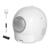 Pawz Self Cleaning Cat Litter Box Large Enclosed Toilet - Low Angle