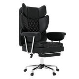 Levede Gaming Office Chair High Back PU Leather Black-2018816911453851656