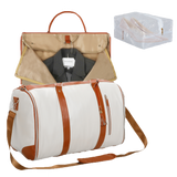 Slimbridge Garment Bags Hanging Suit Duffel Bag Beige-2006732902984978440