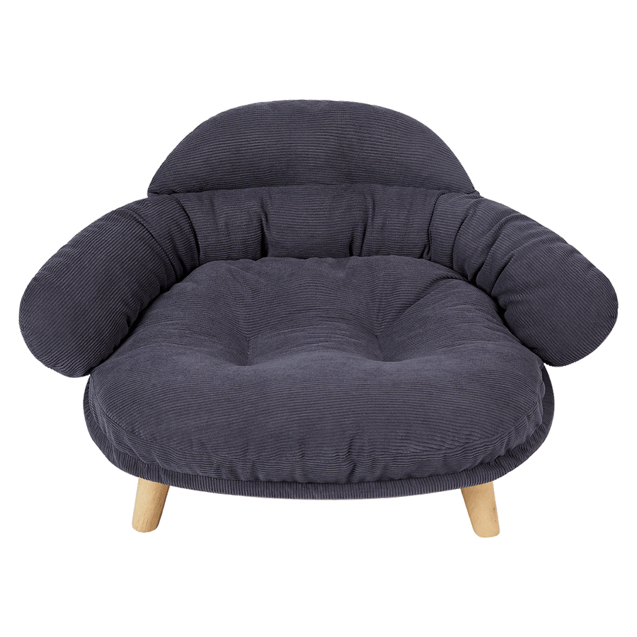 Pawz Elevated Pet Dog Cat Sofa Bed Couch L Size Grey-2006732903698010120