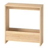 Levede Side Table with Magazine Rack Small End Table - Low Angle
