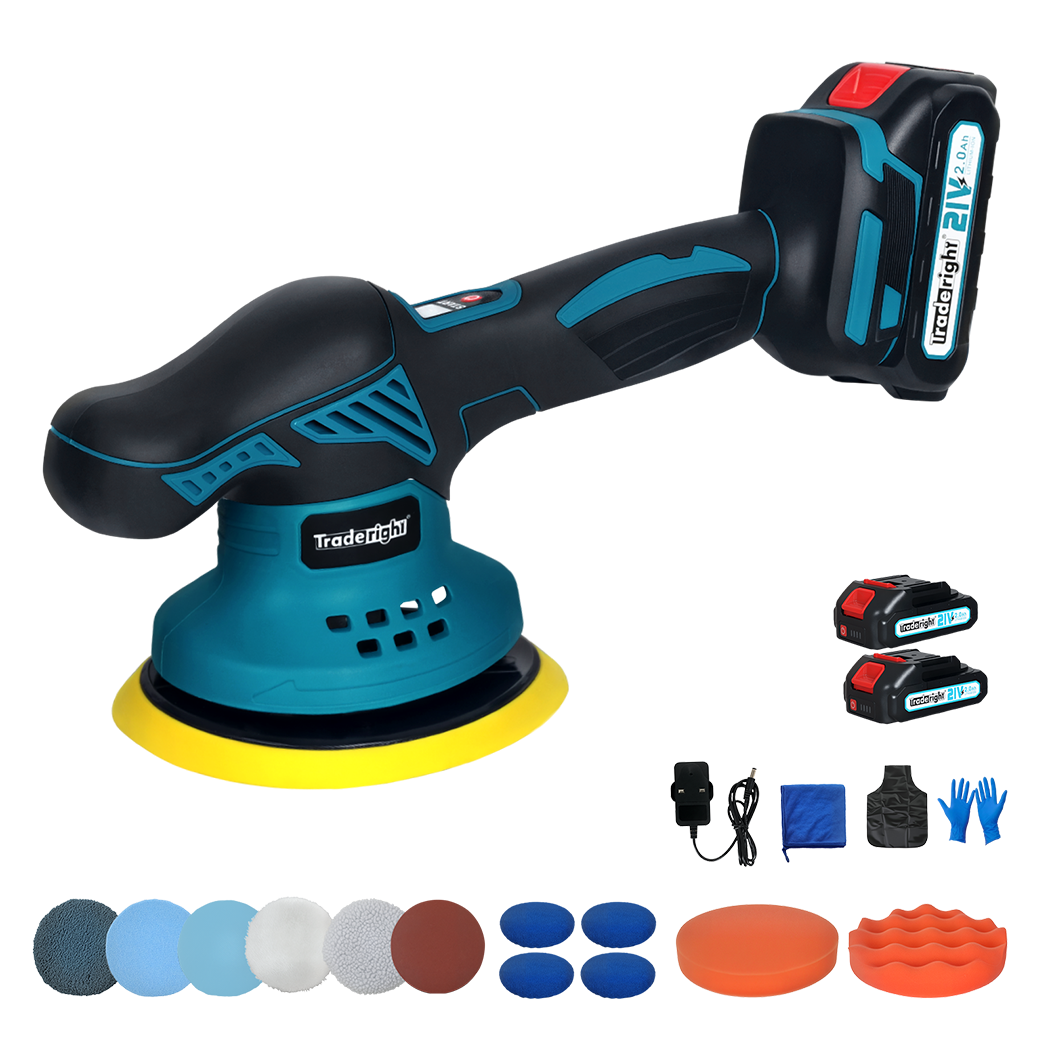 Traderight 21V Cordless Car Polisher Buffer Machine-2018816768675549192