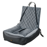 Pawz Pet Car Seat Dog Seat Travel Safety Booster Grey-2011971116188438536