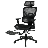 LEVEDE Ergonomic Office Chair Mesh Executive Seat - Low Angle
