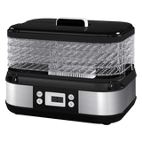 Spector 5 Trays Stainless Steel Food Dehydrator Dryer - Low Angle