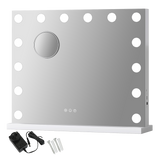 Yezi LED Vanity Makeup Mirror 42x50cm - Low Angle