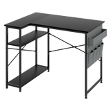 Levede L-shaped Gaming Computer Desk Corner Table Home - Low Angle