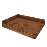 Pawz Orthopedic Dog Bed M Coffee - Low Angle