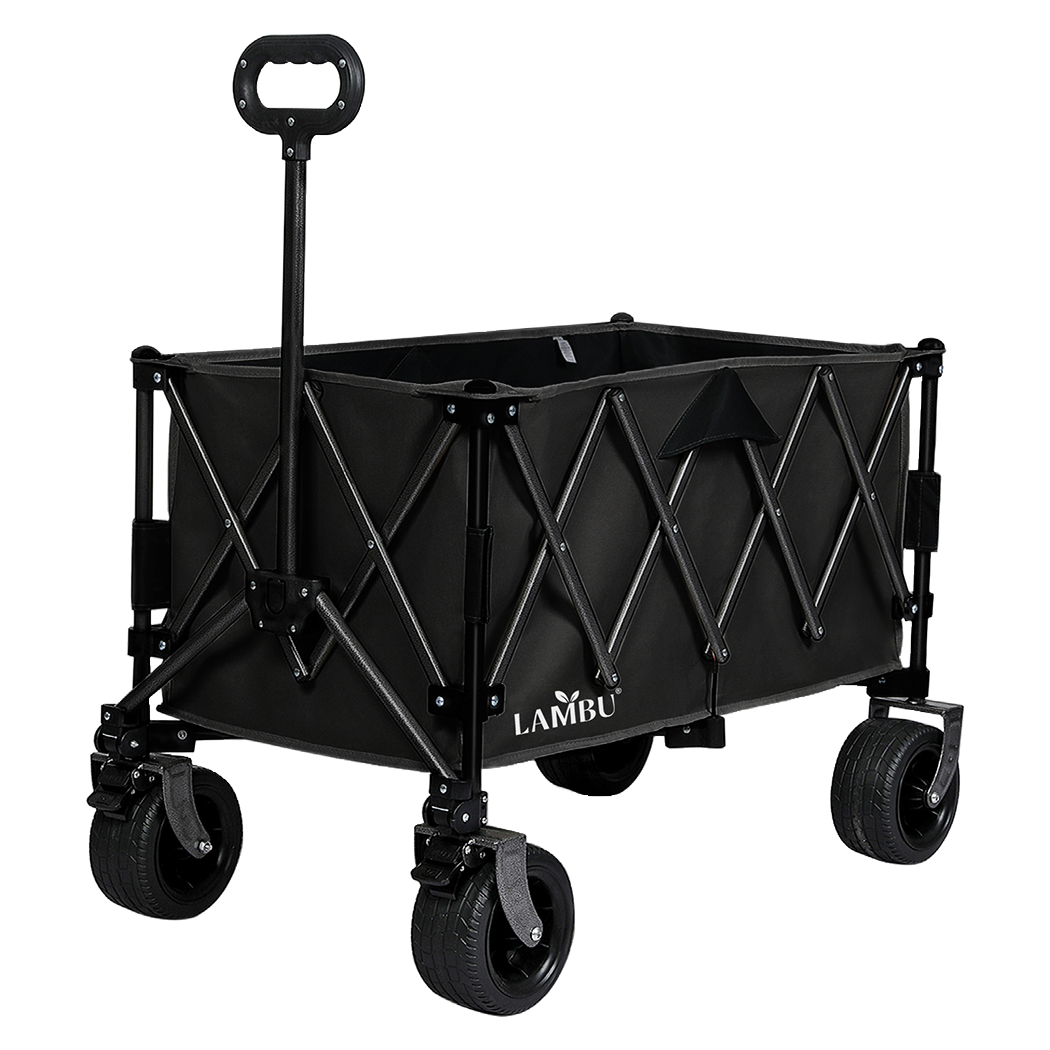 Lambu Folding Wagon Cart Black-2018816837059481608