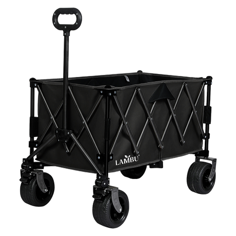 Lambu Folding Wagon Cart Black-2018816837059481608