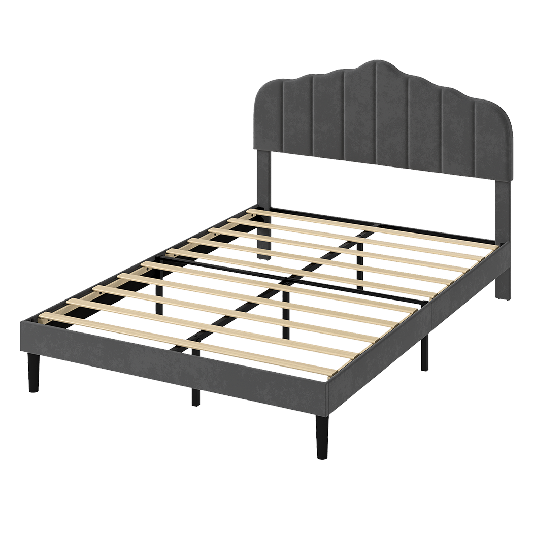 Levede Bed Frame Upholstered Platform Mattress Base Queen-2011971107007107080