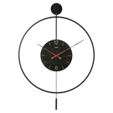 Yezi Wall Clock 50cm Large Round Modern Home Decoration - Low Angle