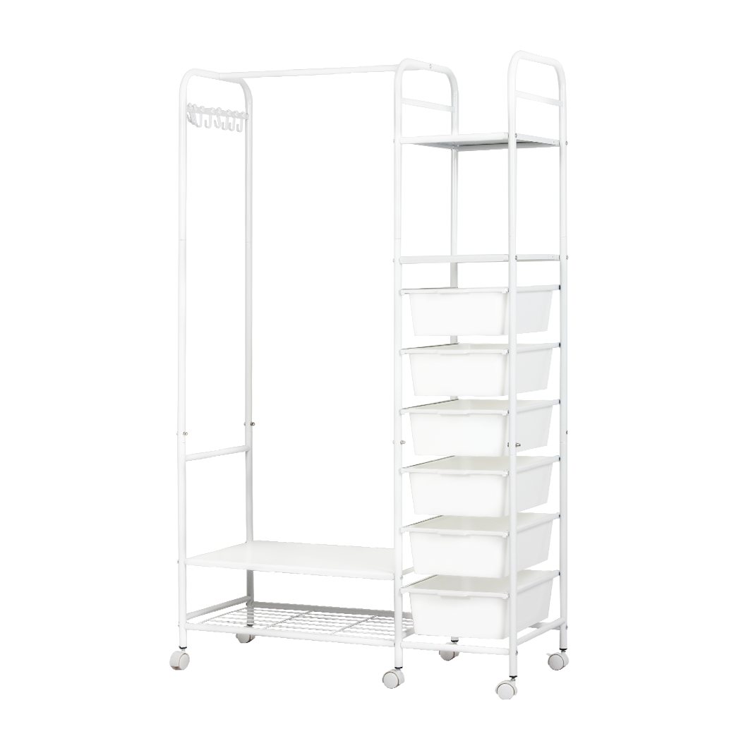 Levede 94CM Clothes Rack Stand Heavy Duty Hanging-2006732699984859144