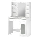 Levede Vanity Desk Makeup Mirror Storage Dressing Table-2011971131304710153