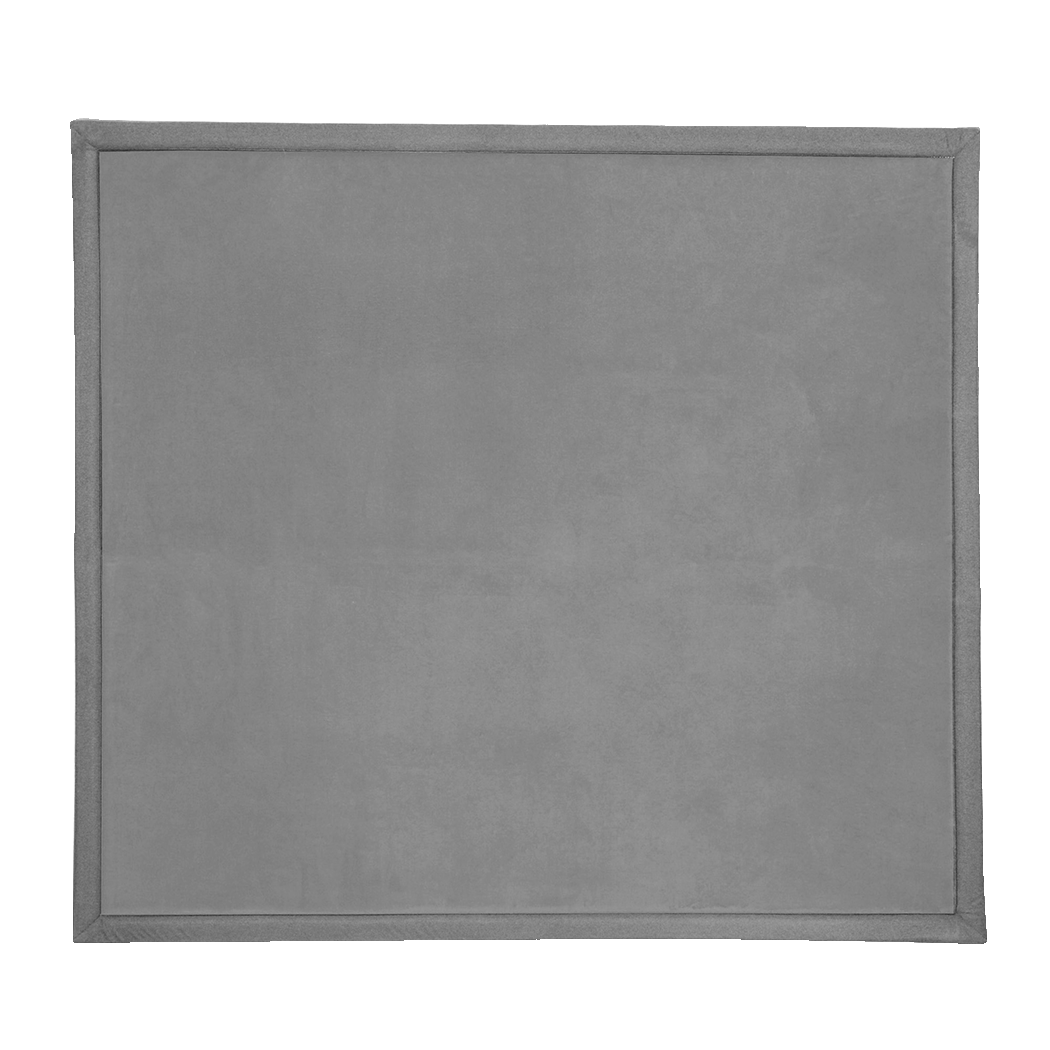 Marlow Coral Velvet Area Rugs Large Mat 180x200cm Grey-1954802462355492872