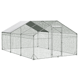 Pawz 600x300x194cm Large Metal Walk-in Chicken Coop Cage-2006732696268705800