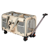 Pawz Pet Carrier 4 Wheel Portable Rolling Foldable-2018816793086398472
