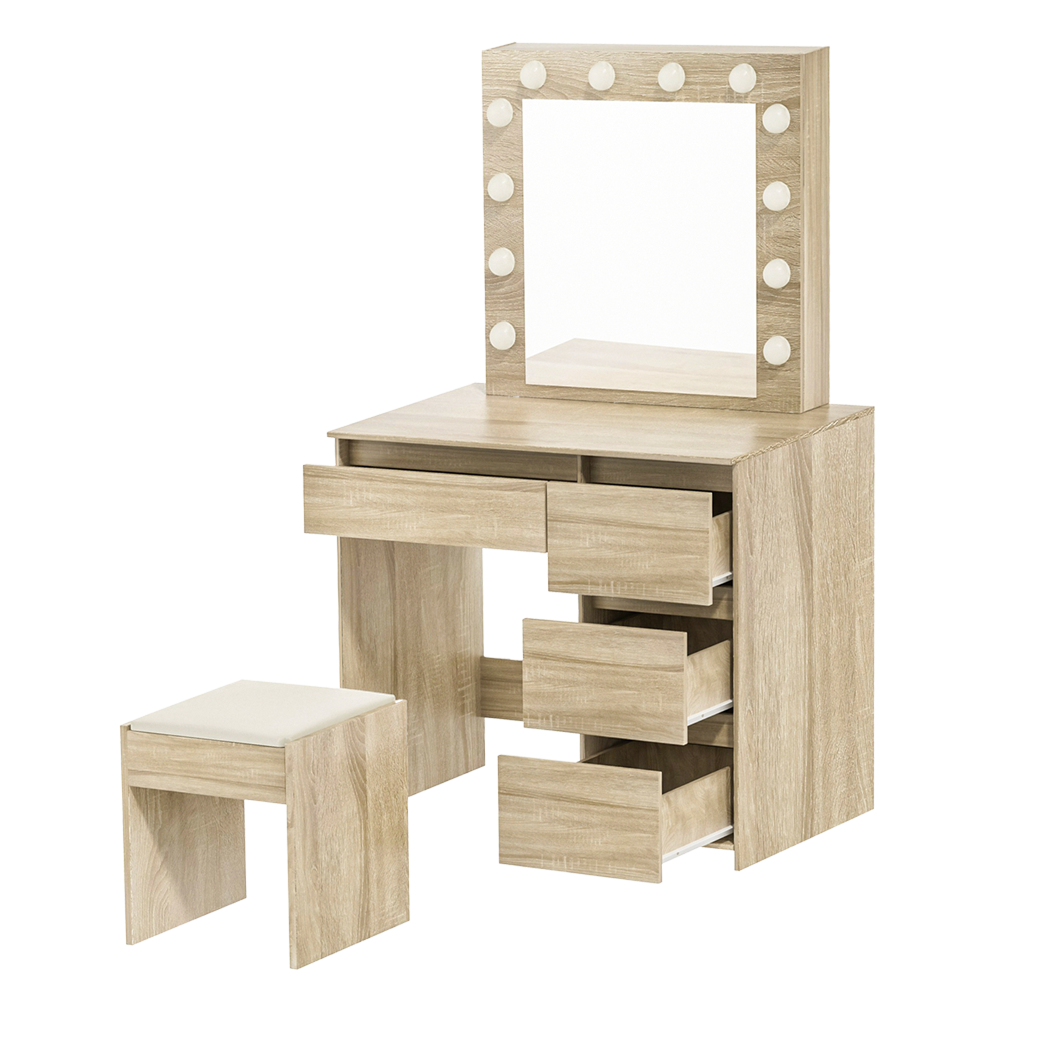 Levede Dressing Table Stool Set Makeup Mirror Led-2006732743878250505