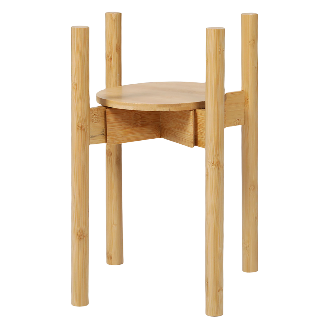 Levede Bamboo Adjustable Plant Stand Indoor Outdoor-2006732768645615624