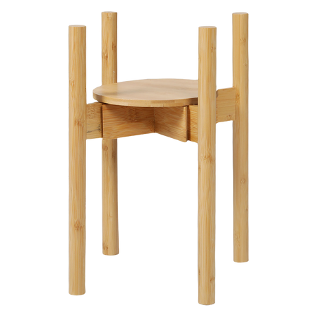 Levede Bamboo Adjustable Plant Stand Indoor Outdoor-2006732768645615624