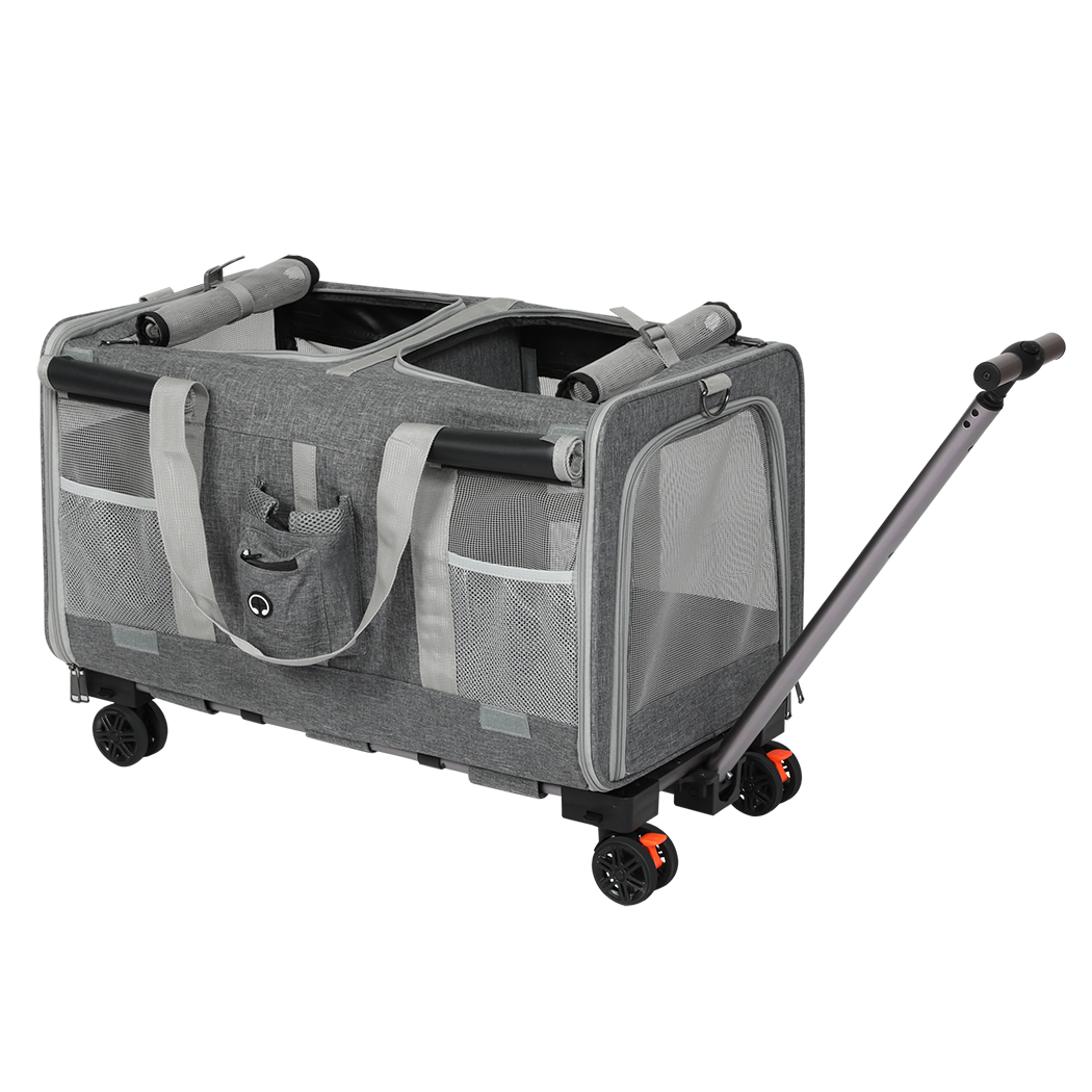 Pawz Pet Carrier 4 Wheel Portable Rolling Foldable-2018816797083570184
