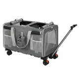 Pawz Pet Carrier 4 Wheel Portable Rolling Foldable-2018816797083570184