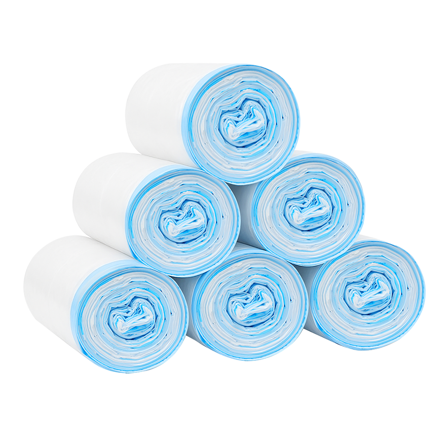 PaWz Waste Bag 6 Rolls 120Pcs Disposable-2006732716418142216