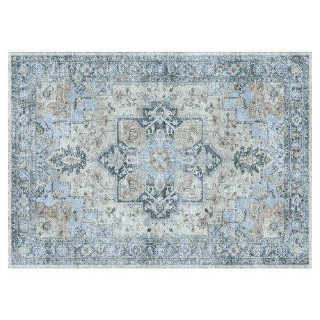 Marlow Floor Rug Vintage Polyester Washable Area Rugs-2011971110949752840